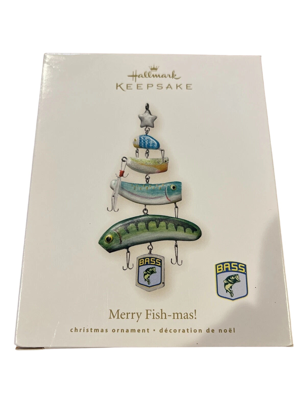 2008 Merry Fish-mas! Hallmark Ornament (Fishing) QXI2134