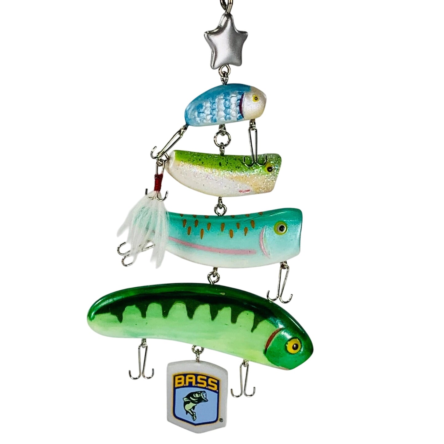 2008 Merry Fish-mas! Hallmark Ornament (Fishing) QXI2134