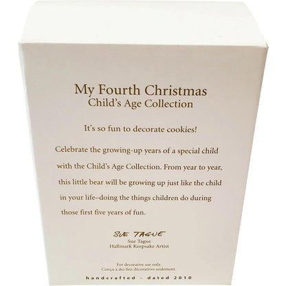 2008 My Fourth Christmas Hallmark Ornament (Child's Age Collection) QXG6091