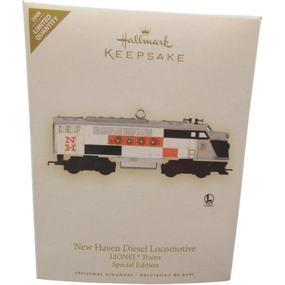 2008 New Haven Diesel Locomotive Lionel Special Edition Hallmark Ornament (Lionel) QXE9071