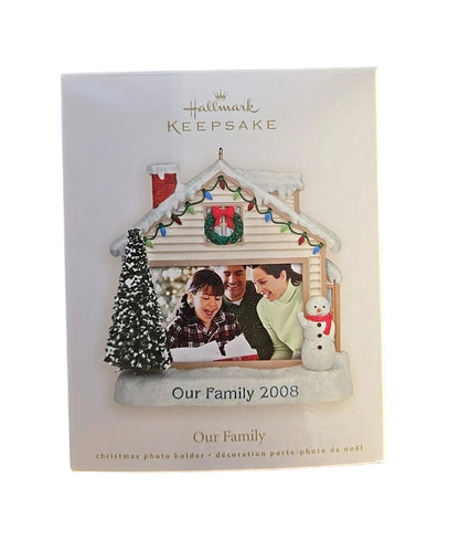 2008 Our Family Hallmark Ornament (Photo Holder) QXG6134