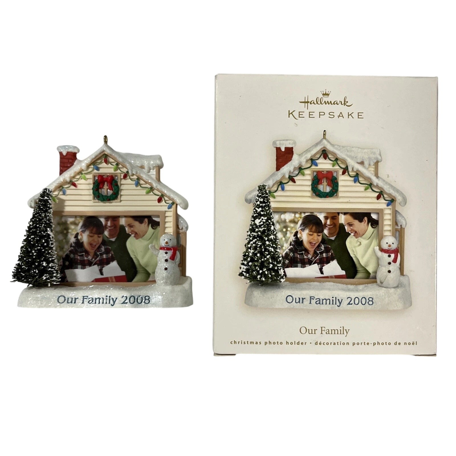 2008 Our Family Hallmark Ornament (Photo Holder) QXG6134