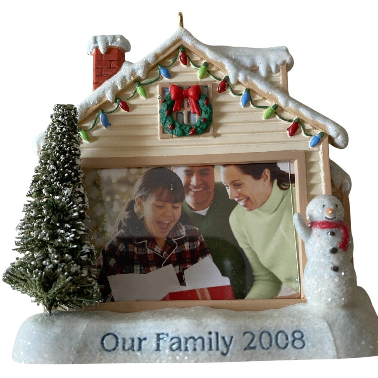 2008 Our Family Hallmark Ornament (Photo Holder) QXG6134