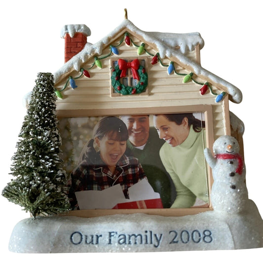 2008 Our Family Hallmark Ornament (Photo Holder) QXG6134