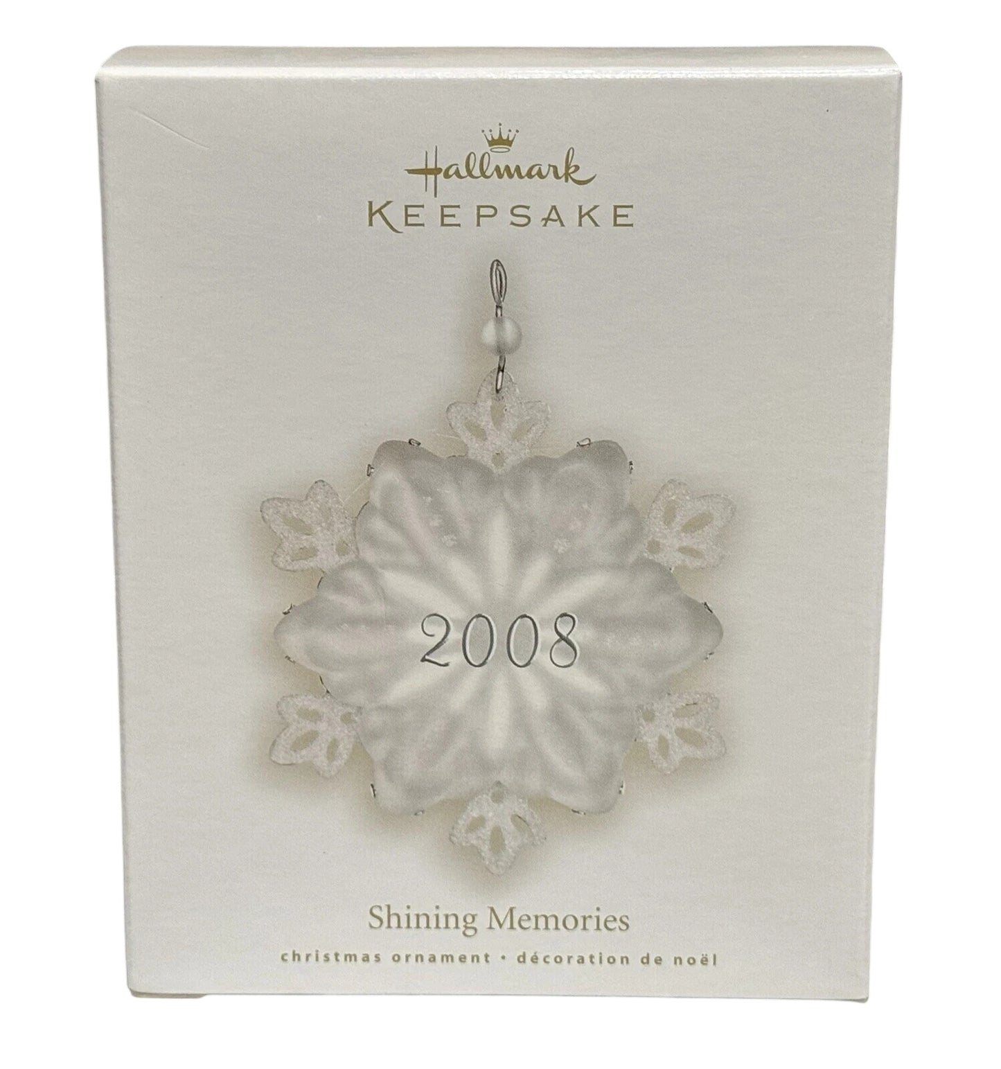 2008 Shining Hallmark Ornament (Snowflake) QXG6281