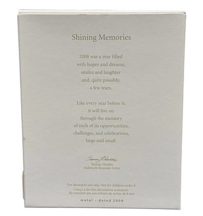 2008 Shining Hallmark Ornament (Snowflake) QXG6281