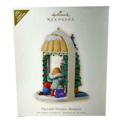 2008 The Little Window- Shoppers Hallmark Ornament (Christmas Window) QMP4002