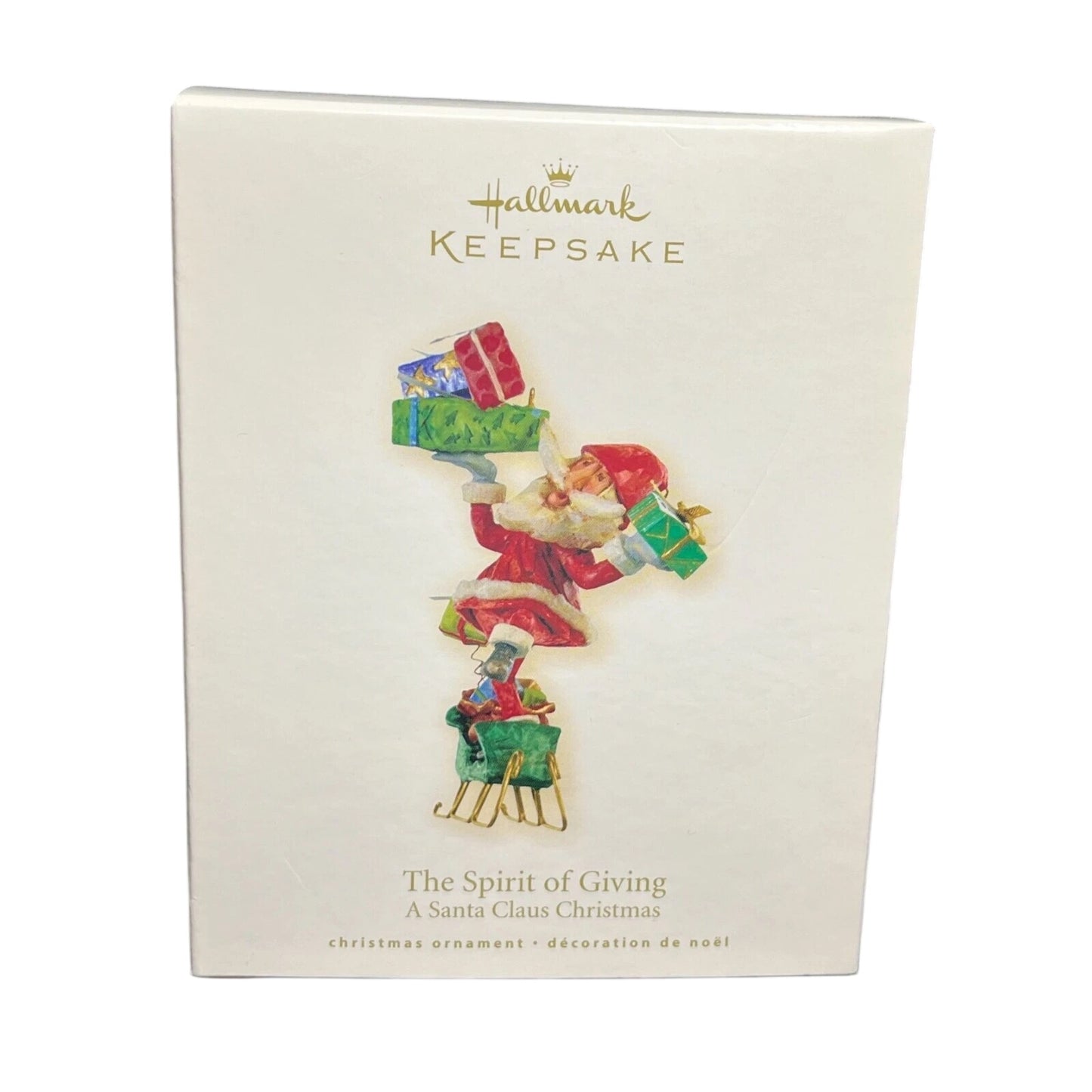 2008 The Spirit of Giving Hallmark Ornament (Sleigh) QP1614