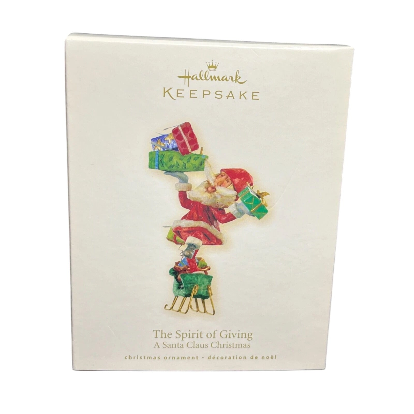 2008 The Spirit of Giving Hallmark Ornament (Sleigh) QP1614