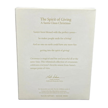 2008 The Spirit of Giving Hallmark Ornament (Sleigh) QP1614