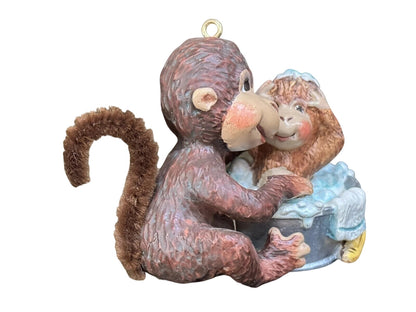 2008 Tub Time - Monkey Hallmark Ornament (Animal) QXG6424