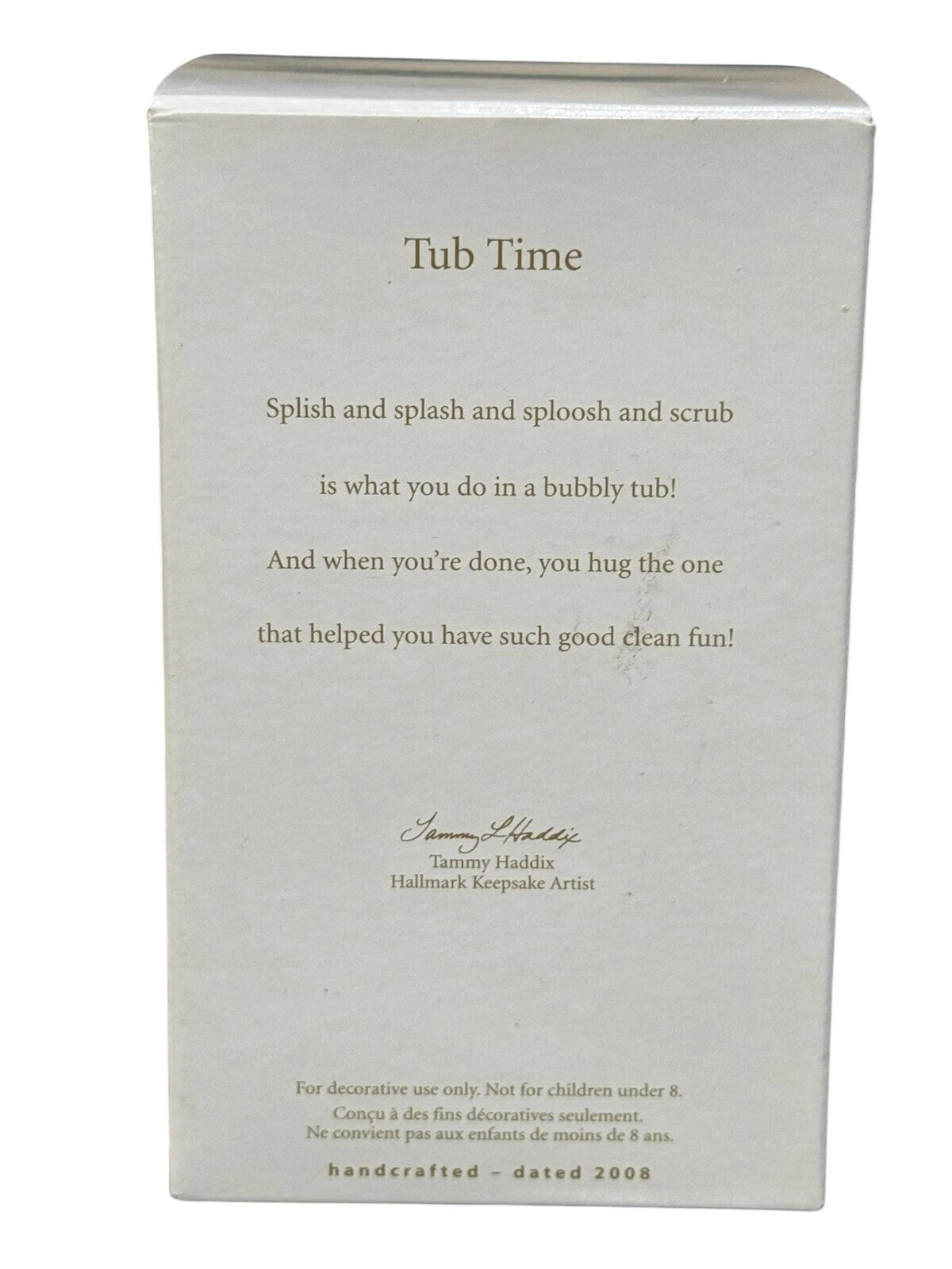 2008 Tub Time - Monkey Hallmark Ornament (Animal) QXG6424