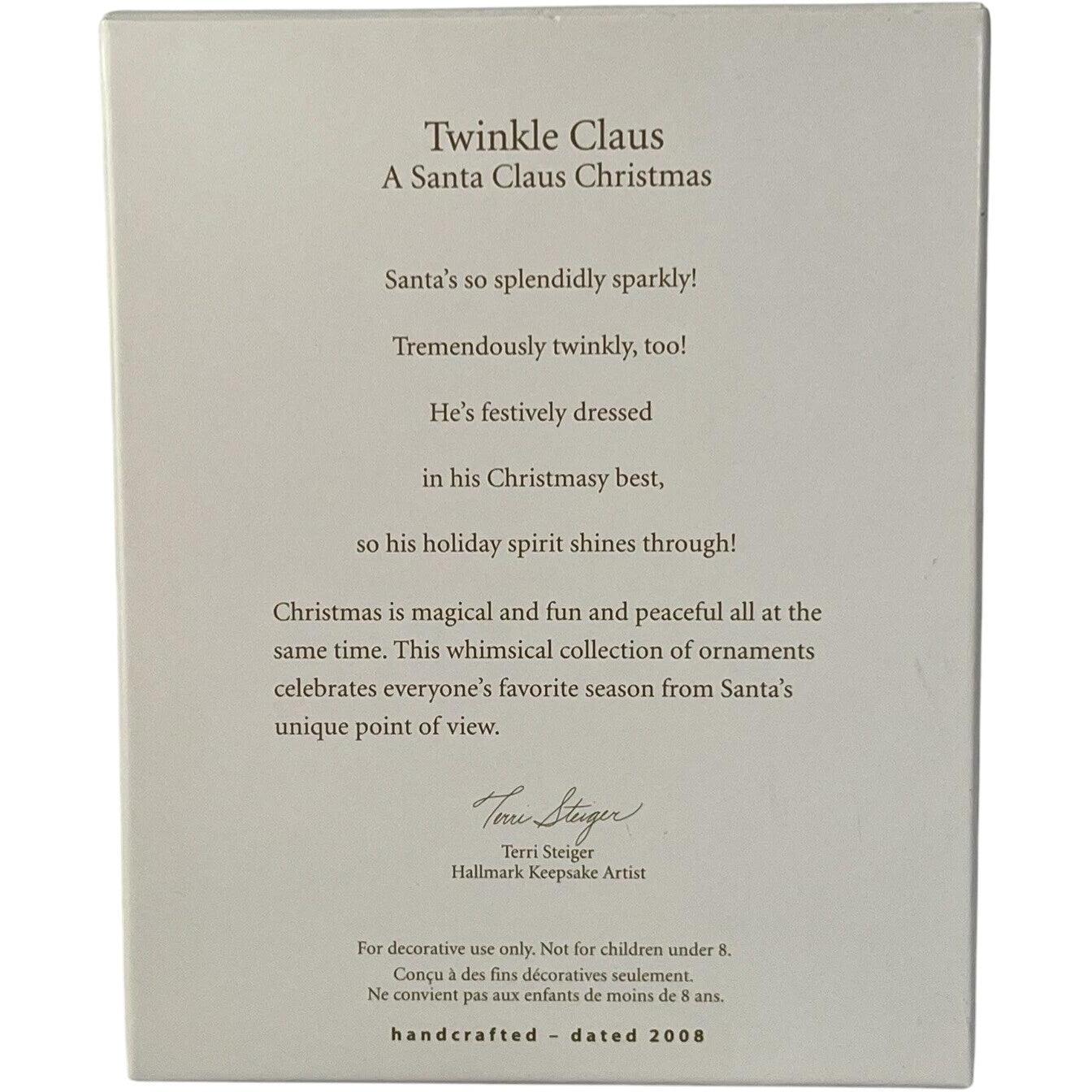 2008 Twinkle Claus Hallmark Ornament (Santa Claus) QP1621