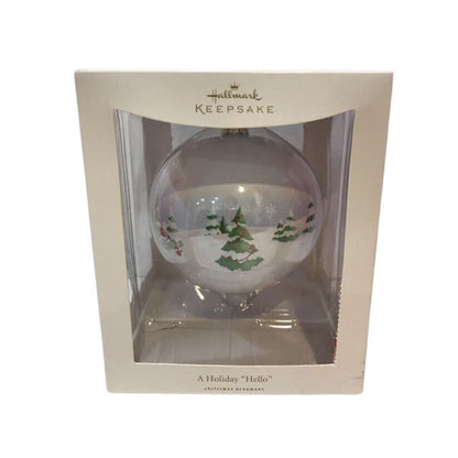 2008 A Holiday "Hello" Hallmark Ornament (Snow Buddies) LPR3404
