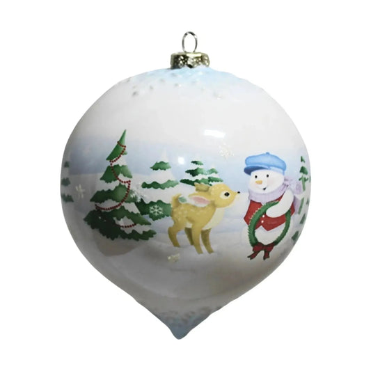 2008 A Holiday "Hello" Hallmark Ornament (Snow Buddies) LPR3404 Image1