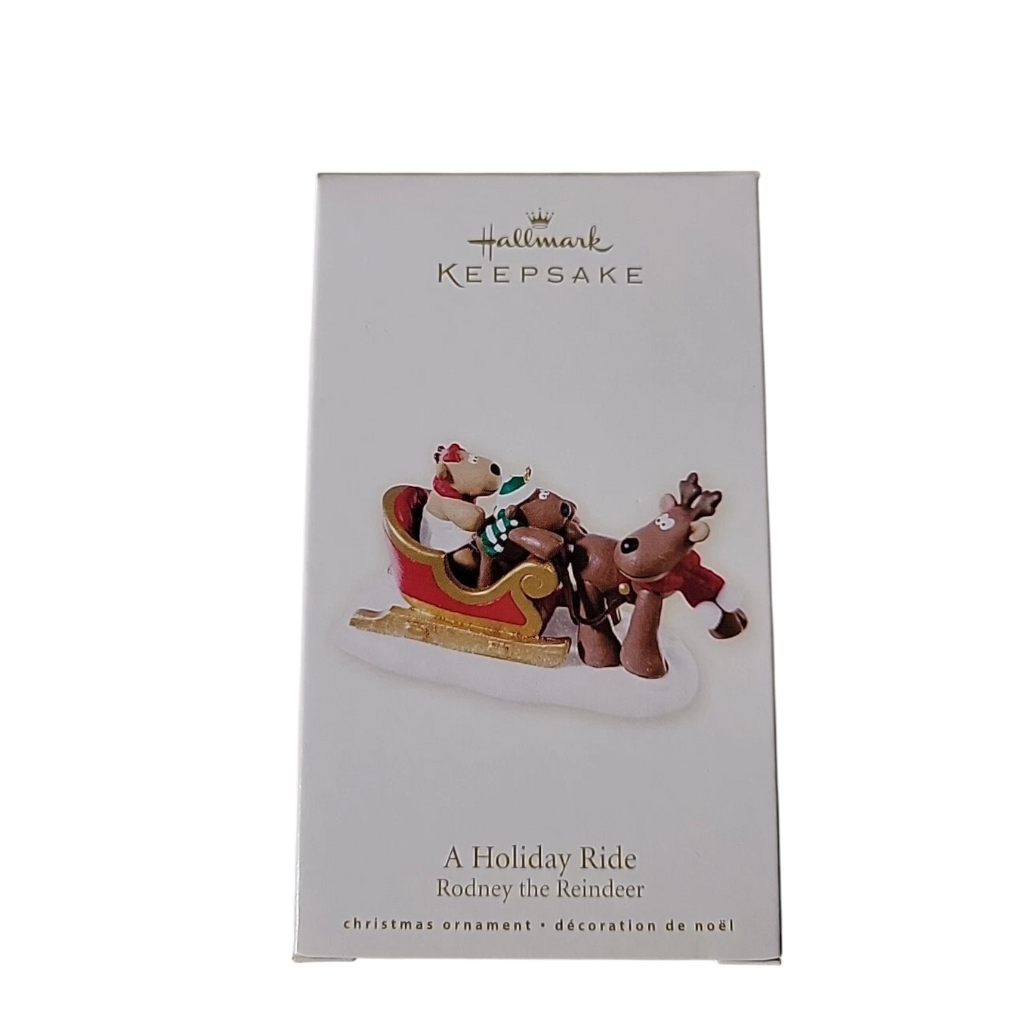 2008 A Holiday Ride Hallmark Ornament (Rodney the Reindeer) QK4001