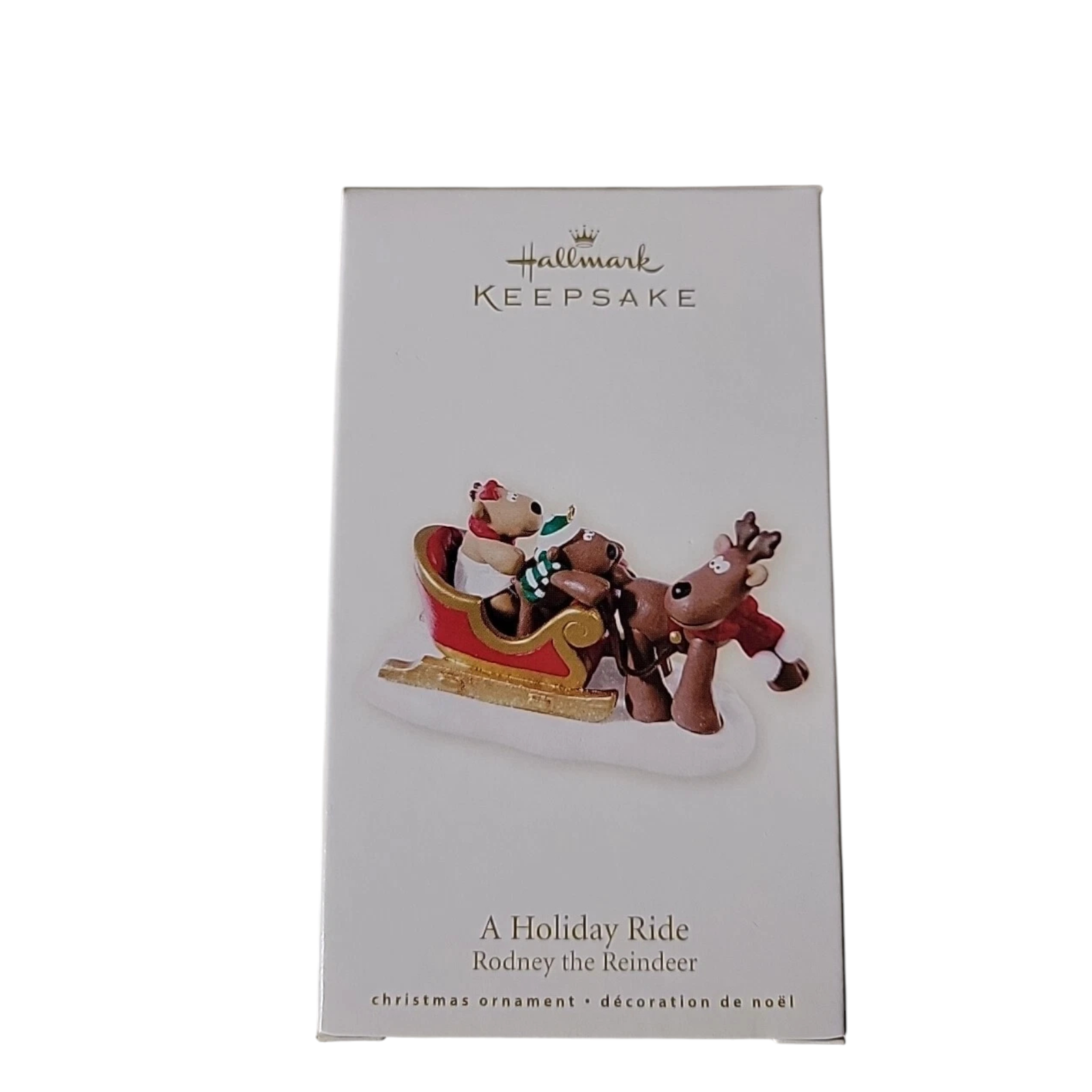 2008 A Holiday Ride Hallmark Ornament (Rodney the Reindeer) QK4001
