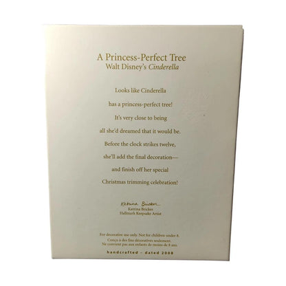 2008 A Princess‑Perfect Tree Hallmark Ornament (Walt Disney's Cinderella) QXD4114 Image5