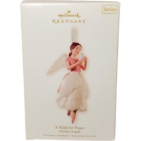 2008 A Wish for Peace Hallmark Ornament (Holiday Angels) QX7091