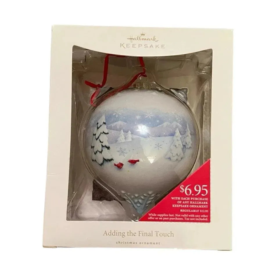 2008 Adding the Final Touch Hallmark Ornament (Snowball and Tuxedo) LPR3414 Image5