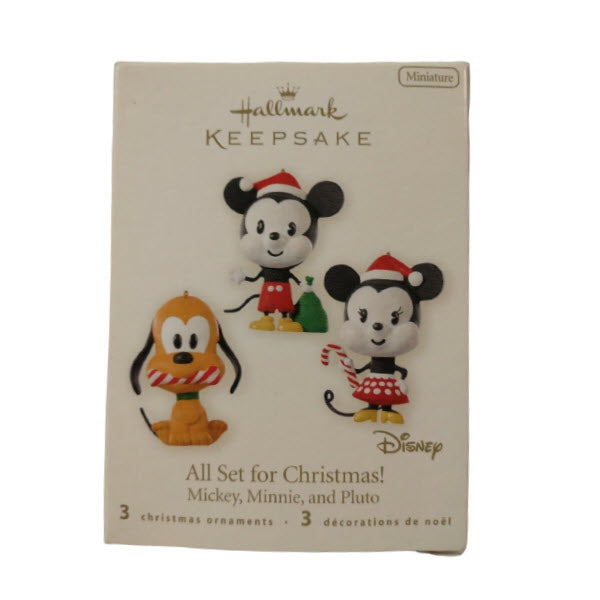 2008 All Set for Christmas! Hallmark Ornament (Mickey Mouse & Friends) QXM8124