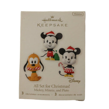 2008 All Set for Christmas! Hallmark Ornament (Mickey Mouse & Friends) QXM8124