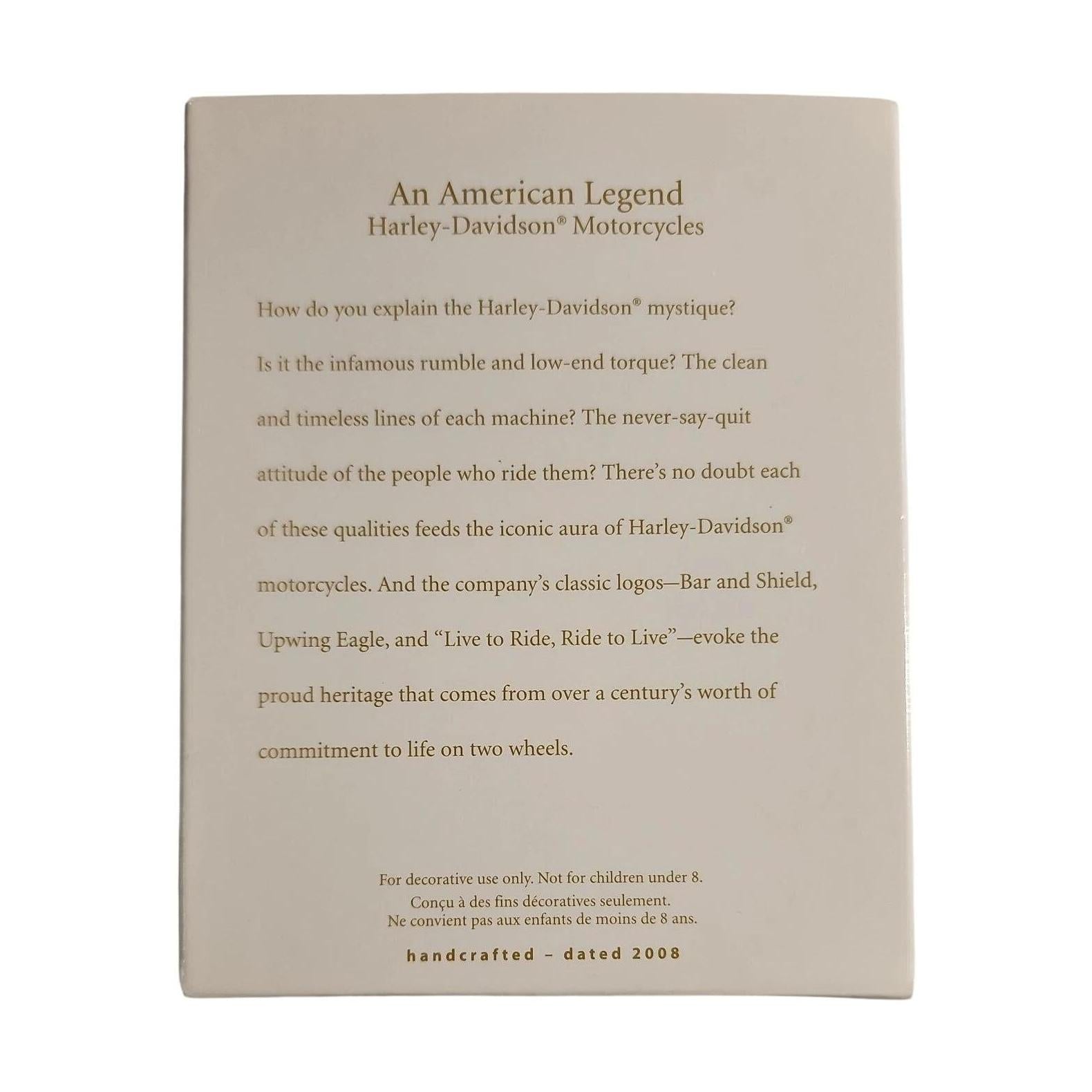 2008 An American Legend Hallmark Ornament (Harley-Davidson) QFM4484 Image6