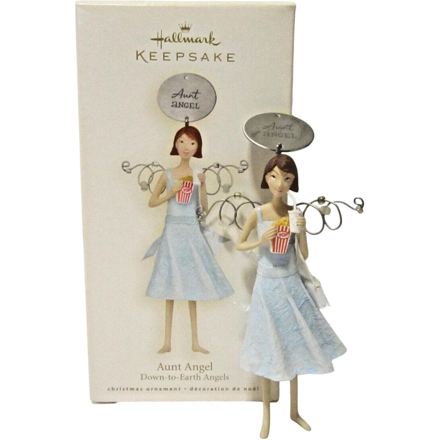 2008 Aunt Angel Hallmark Ornament (Down to Earth Angels) QXG6474