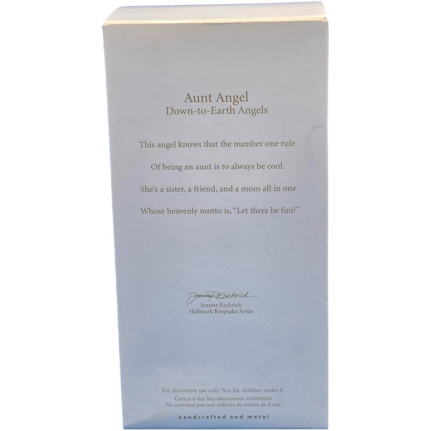 2008 Aunt Angel Hallmark Ornament (Down to Earth Angels) QXG6474