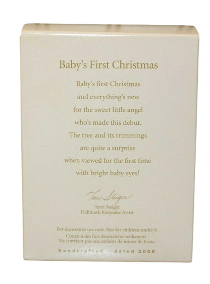 2008 Baby's First Christmas Hallmark Ornament (Baby's First Christmas) QXG6111