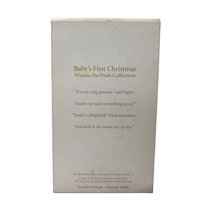 2008 Baby's First Christmas Hallmark Ornament (Winnie the Pooh) QXD6121 Image5