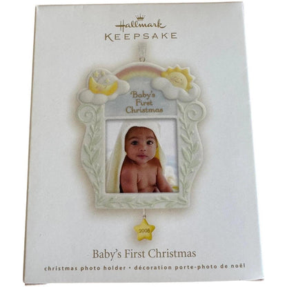 2008 Baby's First Christmas- Photo Holder Hallmark Ornament (Baby's First Christmas) QXG6411
