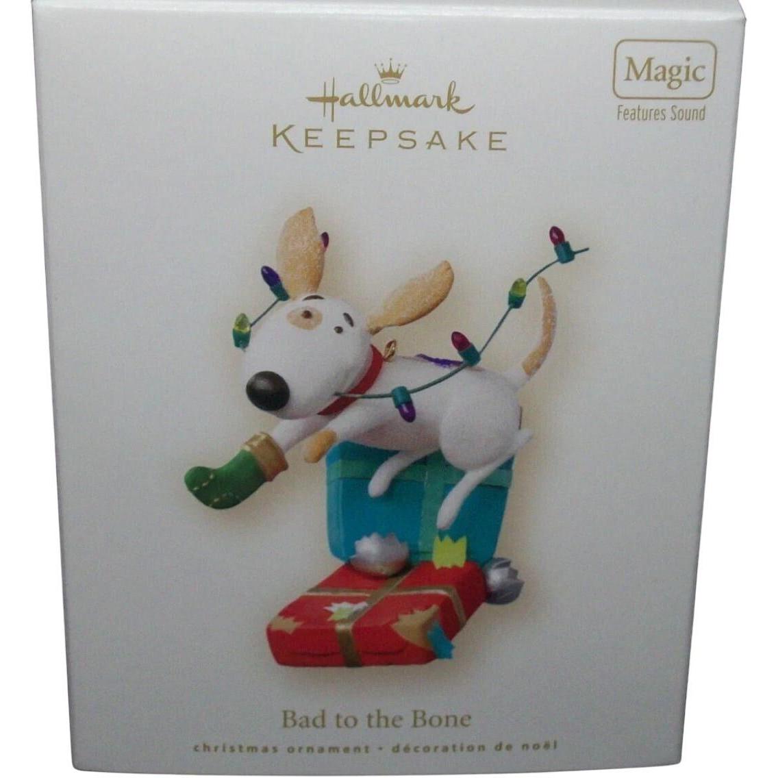 2008 Bad to the Bone Hallmark Ornament (Puppy) QSR8061