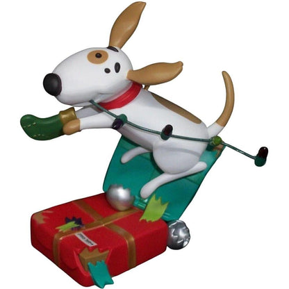 2008 Bad to the Bone Hallmark Ornament (Puppy) QSR8061