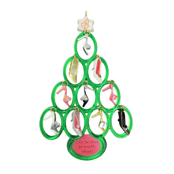 2008 Barbie Shoe Tree Hallmark Ornament (Barbie) QXI2014