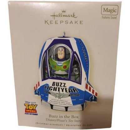 2008 Buzz in the Box Hallmark Ornament (Toy Story) QXD4241