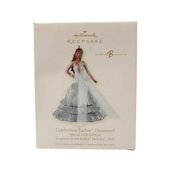 2008 Celebration Barbie Holiday Doll Hallmark Ornament (Celebration Barbie) QXI2261