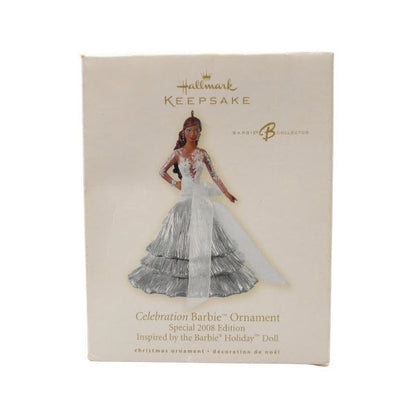2008 Celebration Barbie Holiday Doll Hallmark Ornament (Celebration Barbie) QXI2261
