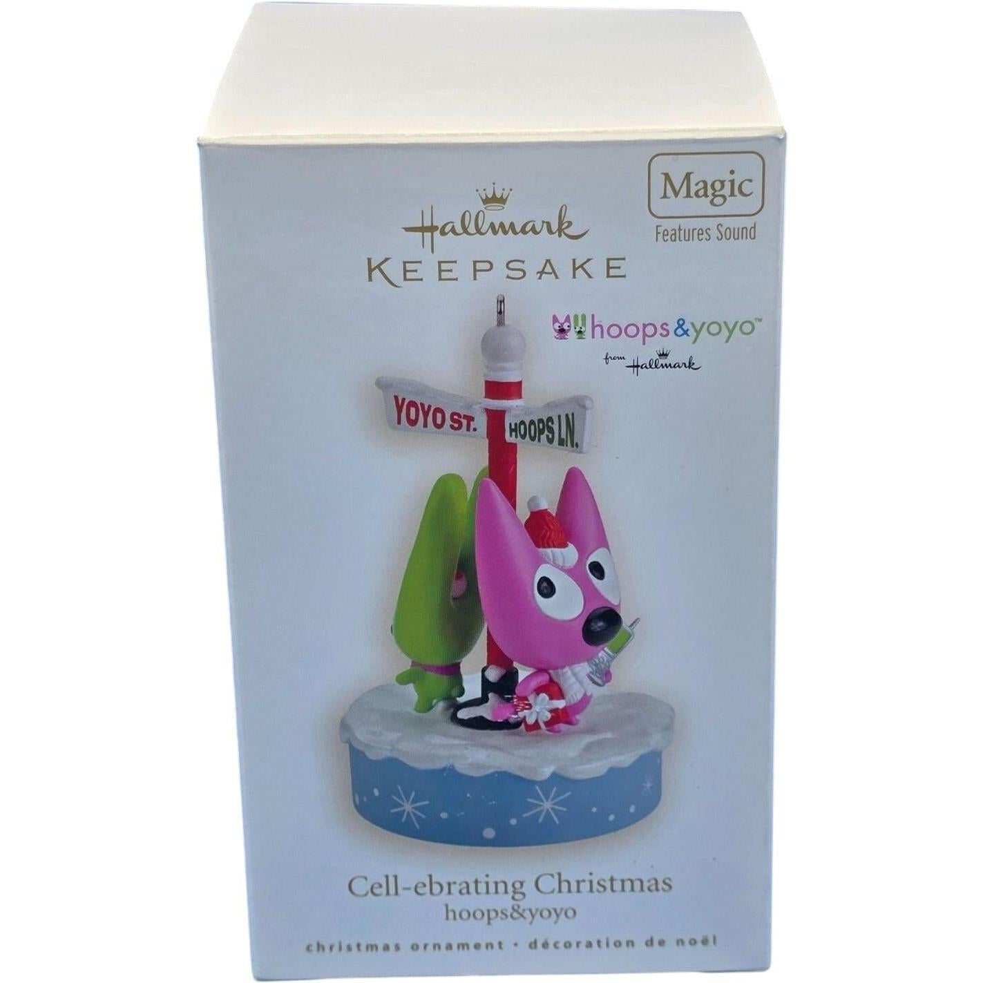 2008 Cell-ebrating Christmas Hallmark Ornament (Hoop&Yoyo) QXG6304