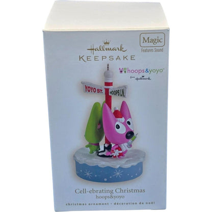 2008 Cell-ebrating Christmas Hallmark Ornament (Hoop&Yoyo) QXG6304