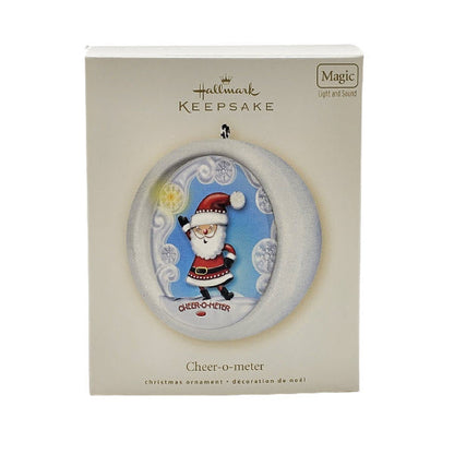 2008 Cheer-o-meter Hallmark Ornament (Santa Claus) QHF3031
