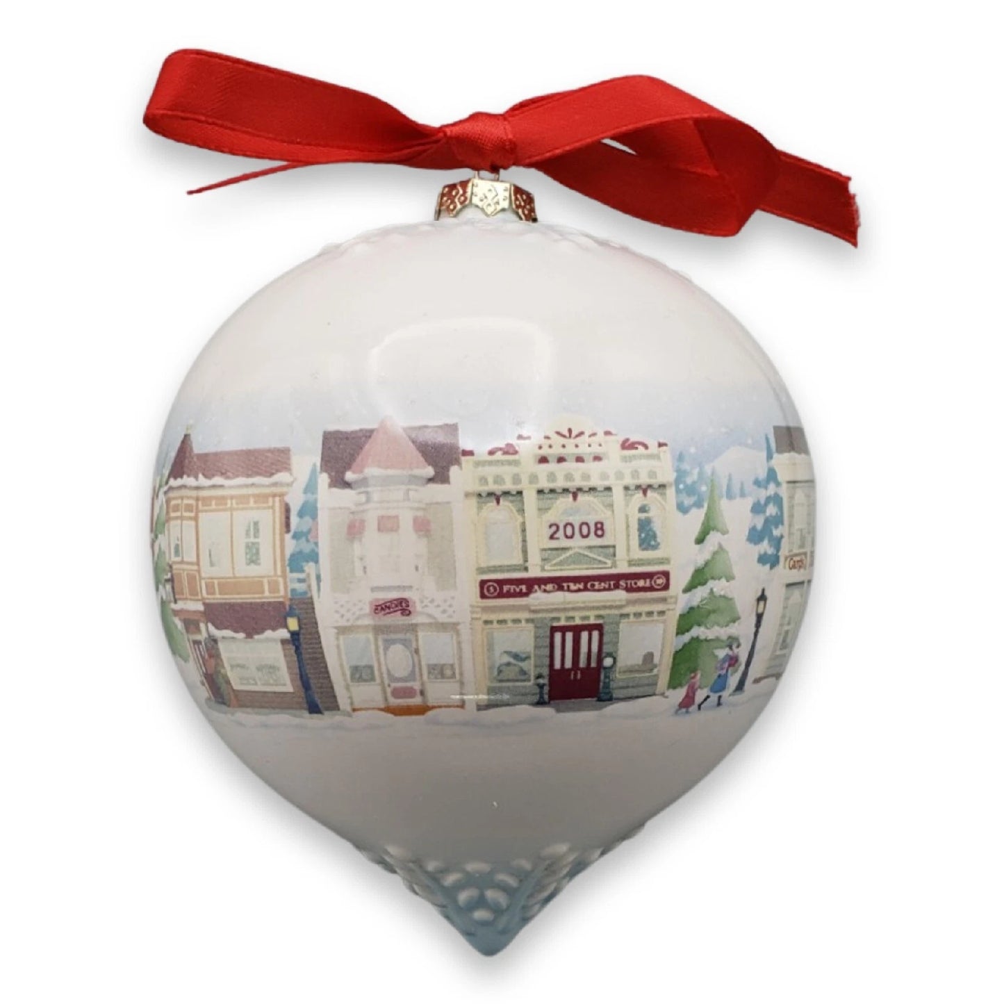 2008 Christmas on Main Street Hallmark Ornament (Ball) LPR3431