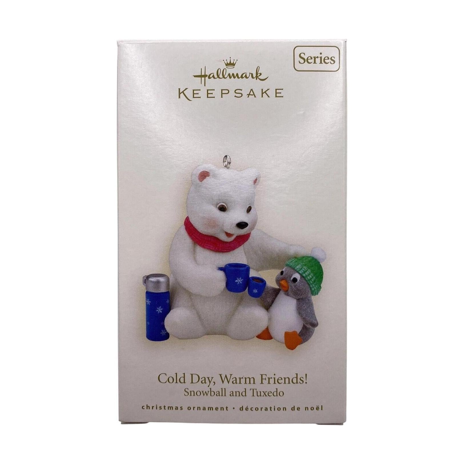 2008 Cold Day, Warm Friends! Hallmark Ornament (Snowball and Tuxedo) QX7191 Image2