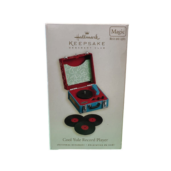 2008 Cool Yule Record Player Hallmark Ornament (Vinyl Record Player) QXC8013