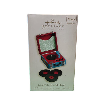 2008 Cool Yule Record Player Hallmark Ornament (Vinyl Record Player) QXC8013
