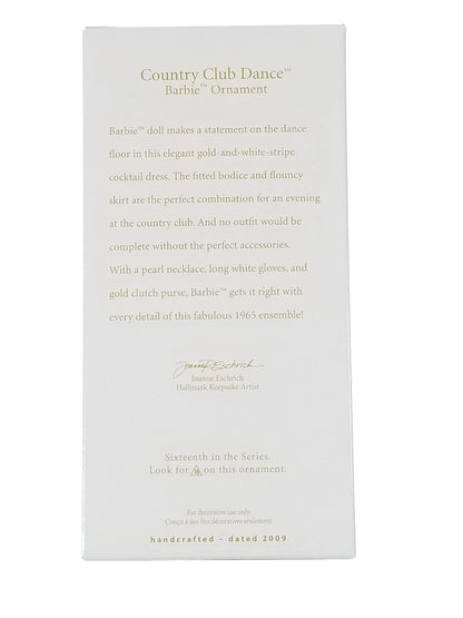 2008 Country Club Dance Hallmark Ornament (Barbie Ornament) QX8425