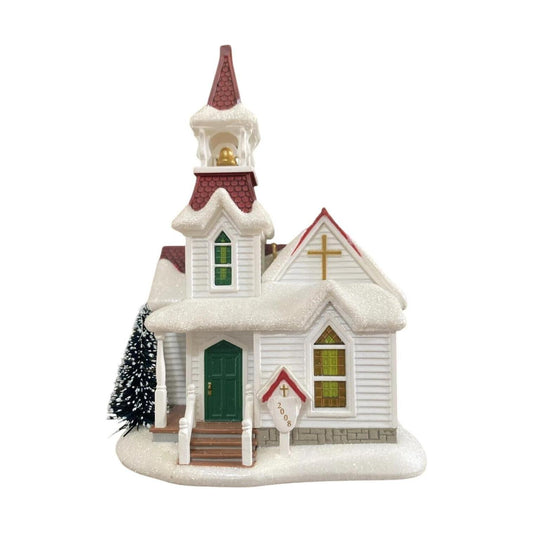 2008 Countryside Church Hallmark Ornament (Candlelight Services) QX7174 Image1