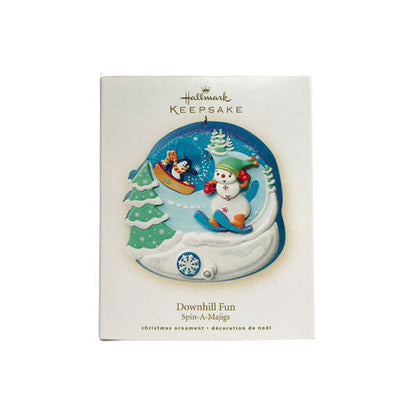 2008 Downhill Fun Hallmark Ornament (Spin-A-Majigs) QP1124