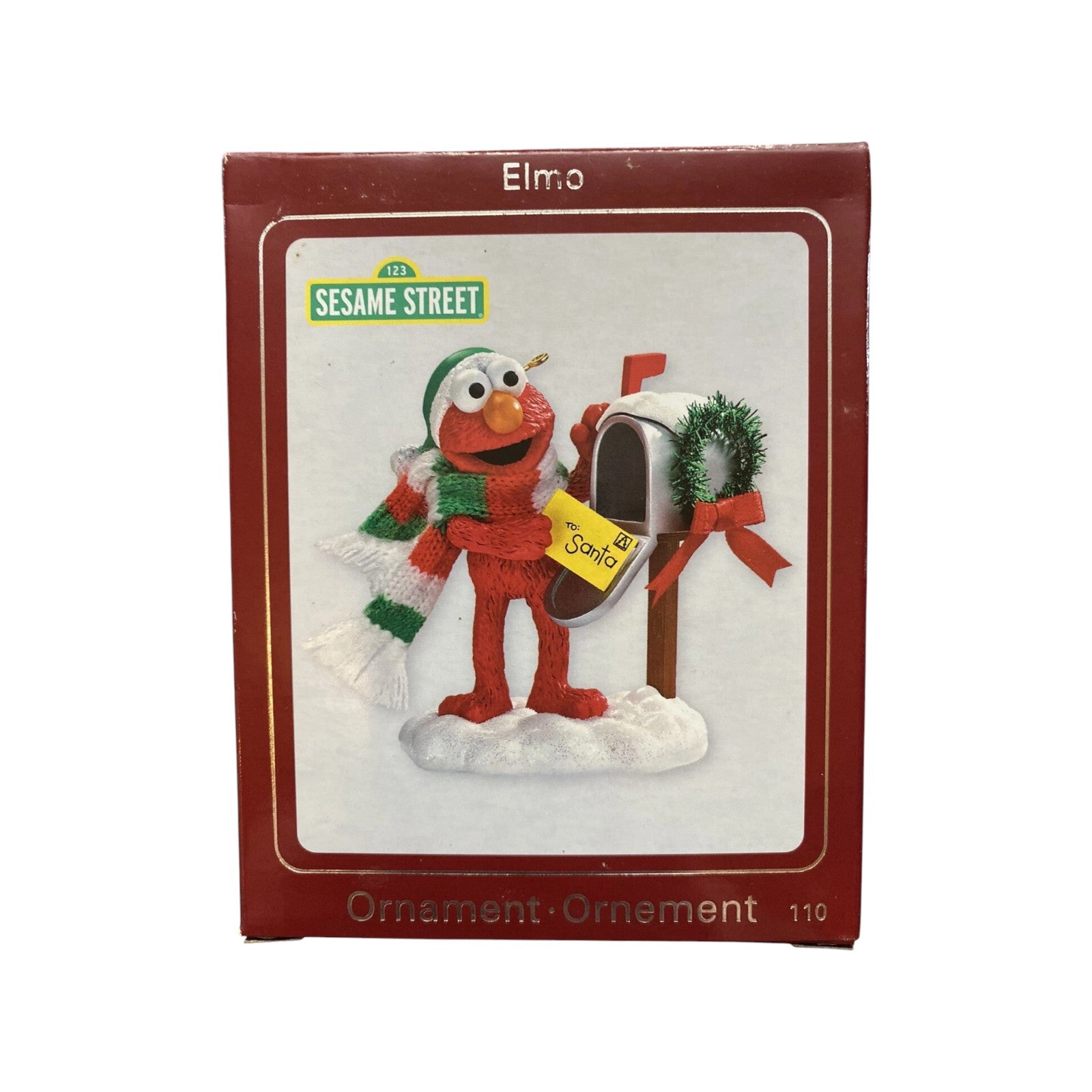 2008 Elmo with Mailbox (Sesame Street) (Sesame Street Series) Carlton Cards Heirloom Ornament CXOR-110T Image2