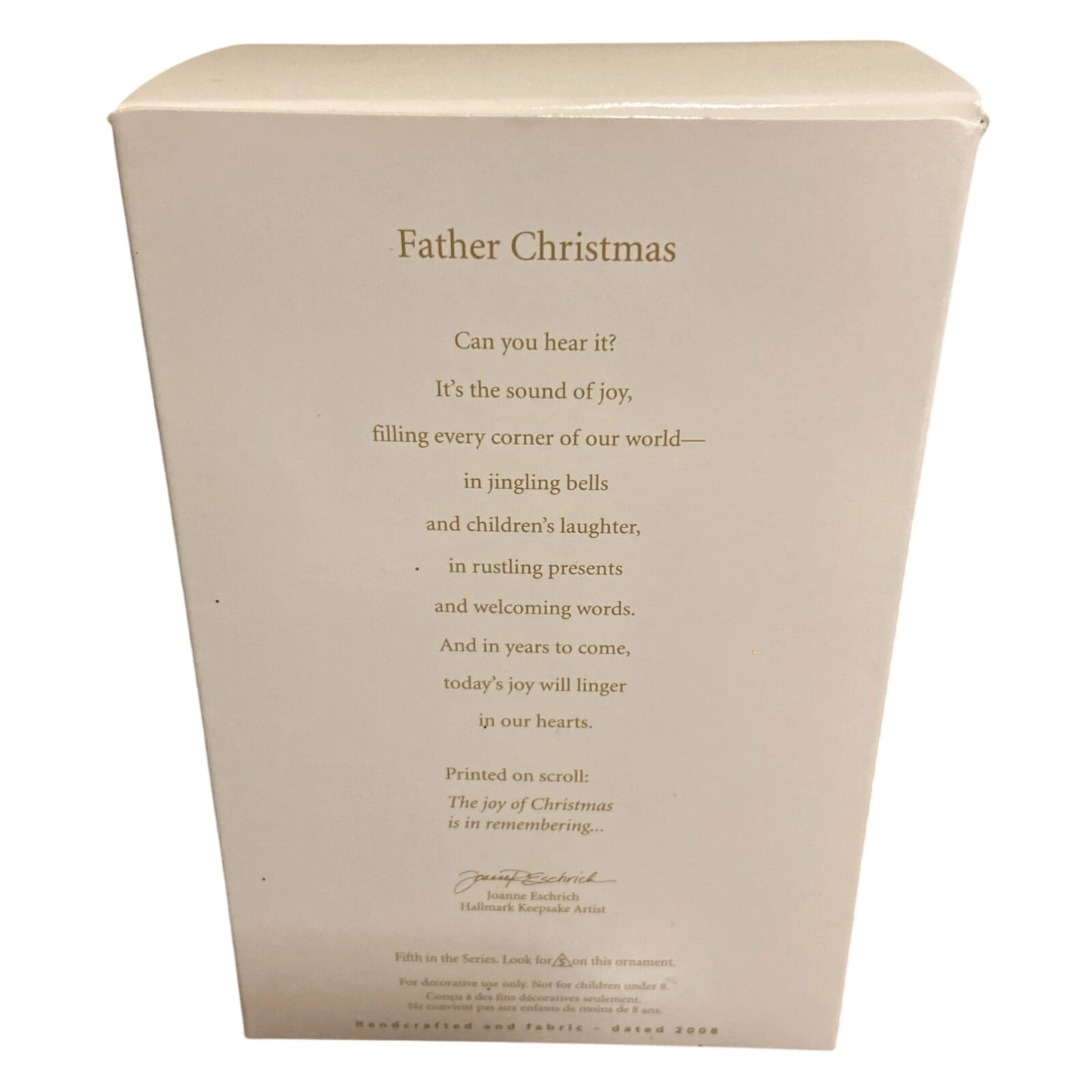 2008 Father Christmas #5 Hallmark Ornament (Father Christmas) QX7184 Image6